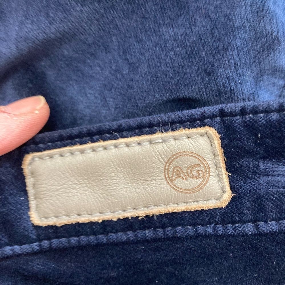 AG Stevie Straight ankle sapphire stretch corduroys collab. w/Anthropologie - Picture 6 of 11
